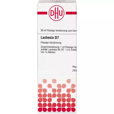 LACHESIS D 7 -laimennos, 20 ml