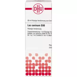 LAC CANINUM D 30 Laimennus, 20 ml