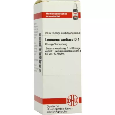 LEONURUS CARDIACA D 4 -laimennus, 20 ml LEONURUS CARDIACA D 4 -laimennus, 20 ml