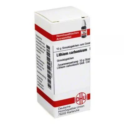 LITHIUM CARBONICUM C 30 palloa, 10 g