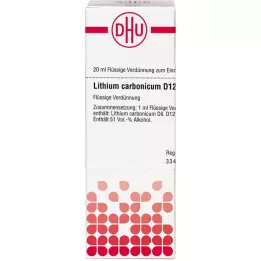 LITHIUM CARBONICUM D 12 Laimennus, 20 ml