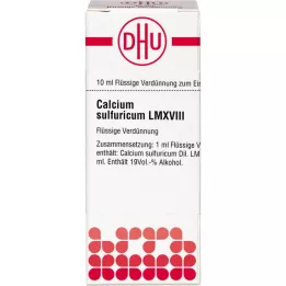 CALCIUM SULFURICUM LM XVIII Laimennus, 10 ml