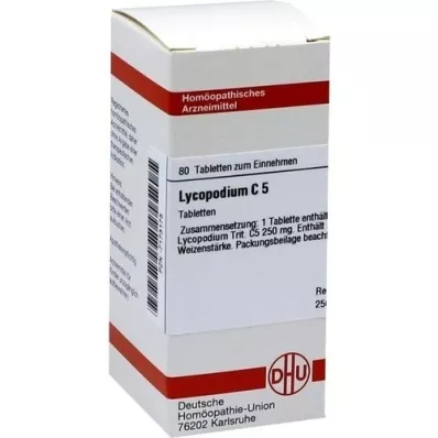 LYCOPODIUM C 5 tablettia, 80 kpl