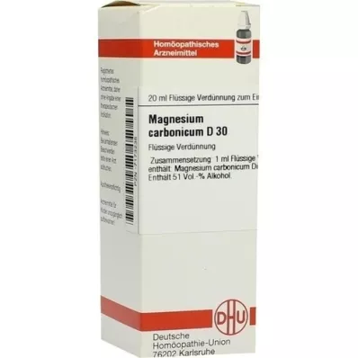 MAGNESIUM CARBONICUM D 30 -laimennus, 20 ml