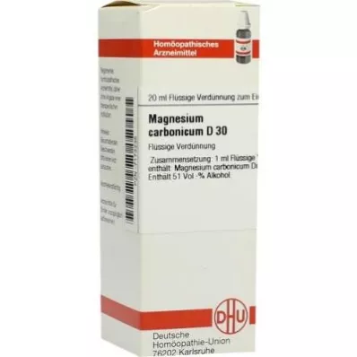 MAGNESIUM CARBONICUM D 30 -laimennus, 20 ml MAGNESIUM CARBONICUM D 30 -laimennus, 20 ml