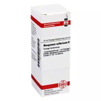 MANGANUM SULFURICUM D 6 Laimennus, 20 ml