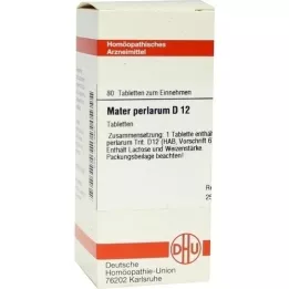 MATER PERLARUM D 12 tablettia, 80 kpl