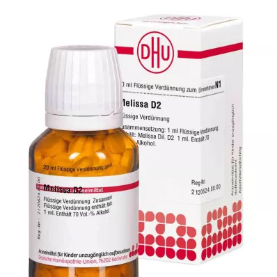 MELISSA D 2 Laimennus, 20 ml MELISSA D 2 Laimennus, 20 ml