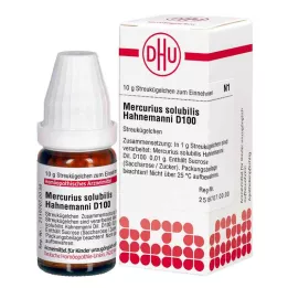 MERCURIUS SOLUBILIS Hahnemanni D 100 palloa, 10 g