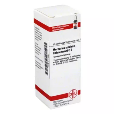 MERCURIUS SOLUBILIS Hahnemanni C 6 Laimennus, 20 ml MERCURIUS SOLUBILIS Hahnemanni C 6 Laimennus, 20 ml