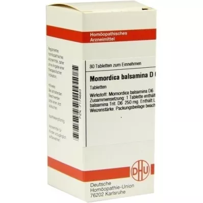 MOMORDICA BALSAMINA D 6 tablettia, 80 kpl