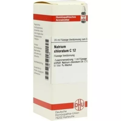 Natrium Chloratum C12 laimennus (20 ml)