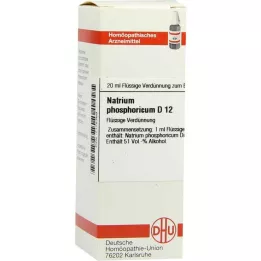 NATRIUM PHOSPHORICUM D 12 Laimennus, 20 ml