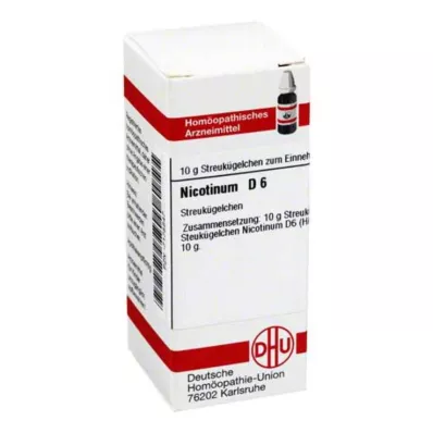 DHU Nikotiini D 6 -pallot, 10 g