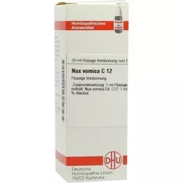 NUX VOMICA C 12 Laimennus, 20 ml