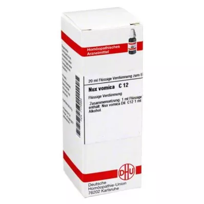 NUX VOMICA C 12 Laimennus, 20 ml NUX VOMICA C 12 Laimennus, 20 ml