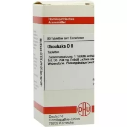 OKOUBAKA D 8 tablettia, 80 kpl