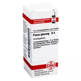 PANAX GINSENG D 4 palloa, 10 g