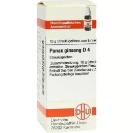 PANAX GINSENG D 4 palloa, 10 g