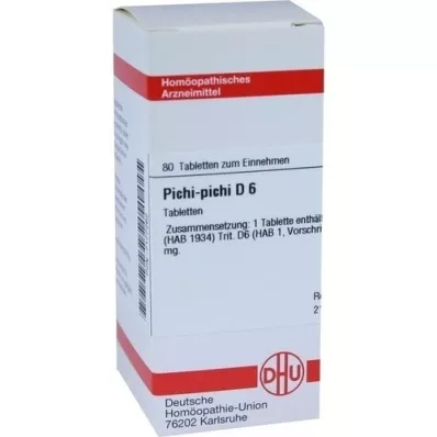 PICHI-pichi D 6 tablettia, 80 kpl