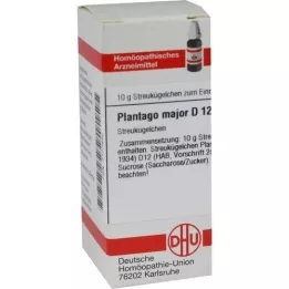 PLANTAGO MAJOR D 12 palloa, 10 g