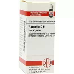 RATANHIA D 6 palloa, 10 g