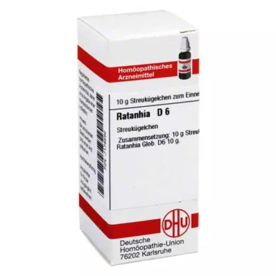 DHU Ratanhia D 6 -pallot, 10 g