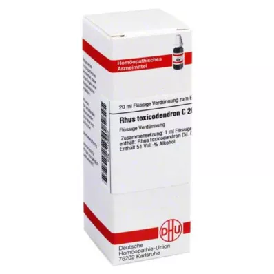 RHUS TOXICODENDRON C 200 Laimennus, 20 ml