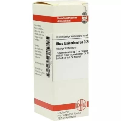 RHUS TOXICODENDRON D 200 -laimennus, 20 ml