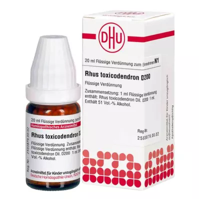 Rhus Tox.D200 laimennus (20 ml)