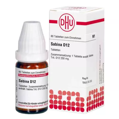 Sabina D12 tabletit (80 kpl)