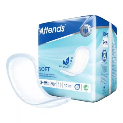 Attends Soft 3 + extra plus pohjalliset anatomiset, 10 kpl
