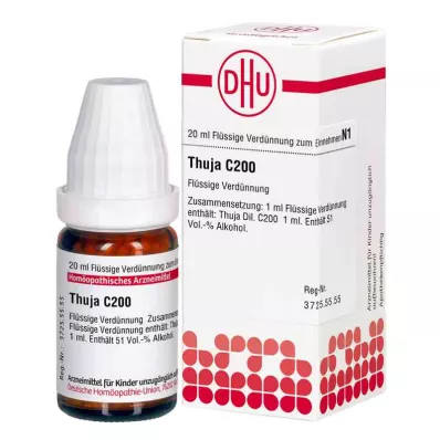 Thuja C200 laimennus (20 ml)