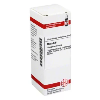 DHU Thuja C 6 Laimennus, 20 ml