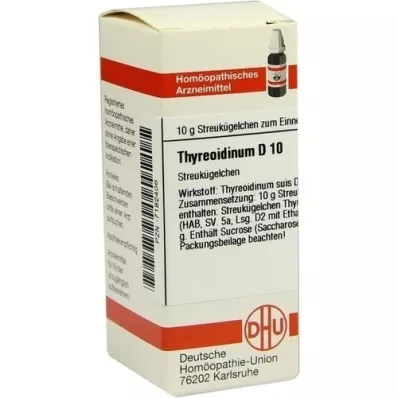 THYREOIDINUM D 10 palloa, 10 g