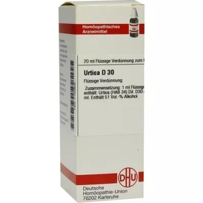 URTICA D 30 Laimennus, 20 ml