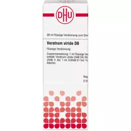 VERATRUM VIRIDE D 6 Laimennus, 20 ml