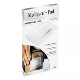 MEDIPORE+Tyyny 3M 10x20cm 3570NP Kipsi, 5 kpl