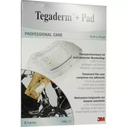 TEGADERM 3M Plus Pad 9x15 cm Valmis.3589NP, 5 kpl