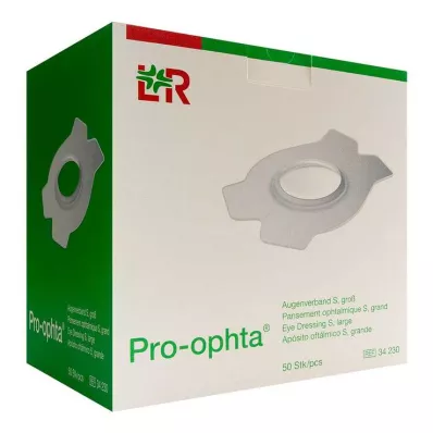 Pro Ophta silmäside S iso 34230, 50 kpl Pro Ophta silmäside S iso 34230, 50 kpl