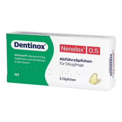 Nene Lax 0,5 peräpuikot vauvoille, 6 kpl