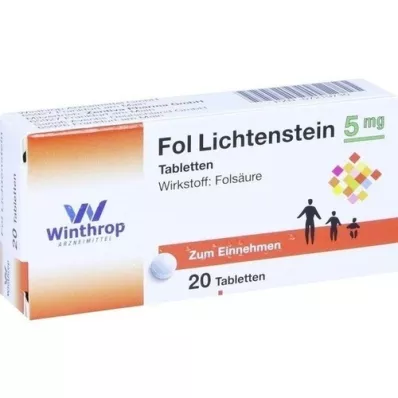 FOL Lichtenstein 5 mg tabletit, 20 kpl