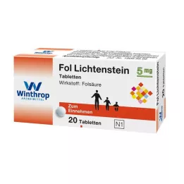 Fol Lichtenstein 5 mg tabletit, 20 kpl