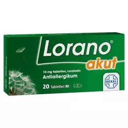 LORANO akuutteja tabletteja, 20 kpl