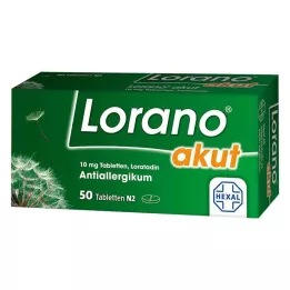 LORANO akuutteja tabletteja, 50 kpl