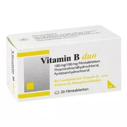 VITAMIN B DUO Kalvopäällysteiset tabletit, 20 kpl