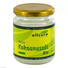 KOKOSNUSSÖL Luomu, 200 ml