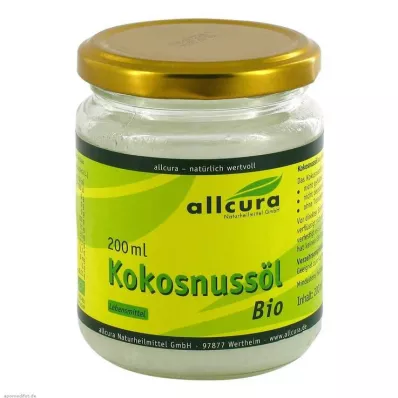 Luomu kookosöljy, 200 ml
