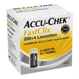 ACCU-CHEK FastClix lansetit, 204 kpl