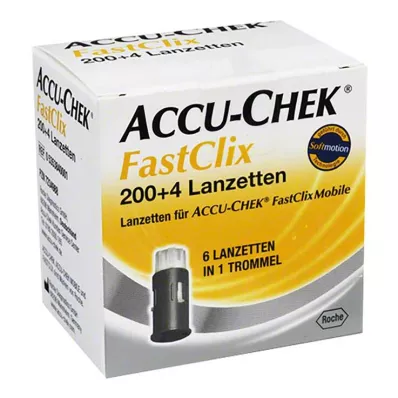 ACCU-CHEK FastClix lansetit, 204 kpl